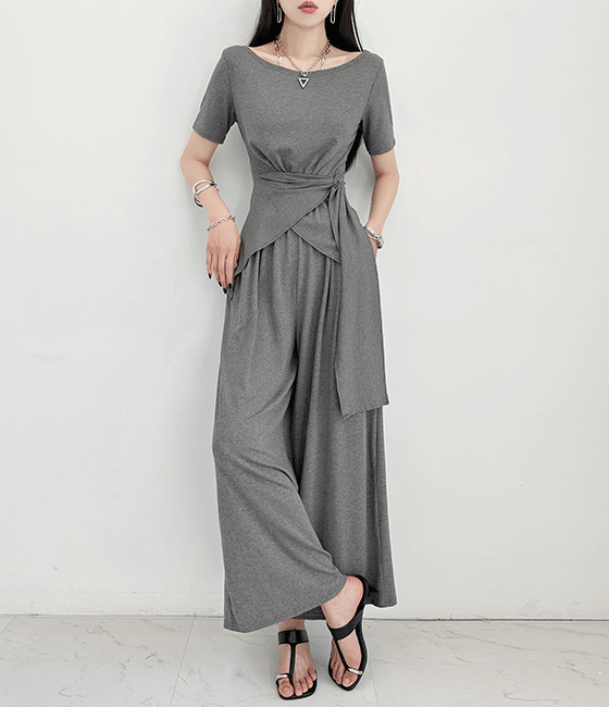 에브 티셔츠 팬츠 세트